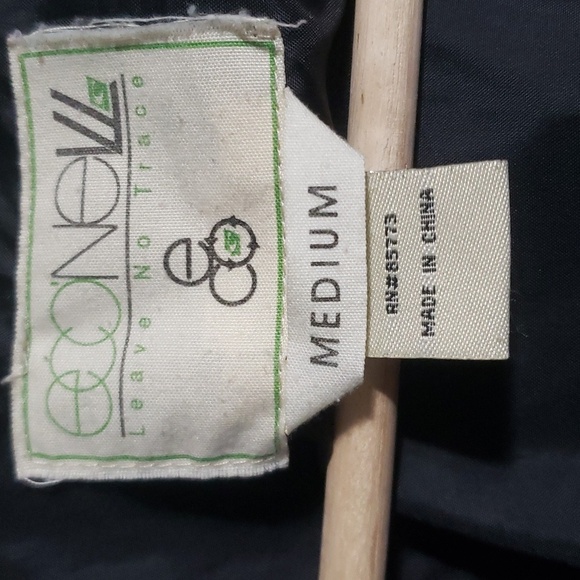 Econew. Vintage Black Field Style; Warm Jacket; Adjustable; Distressed. Size M - Picture 15 of 16